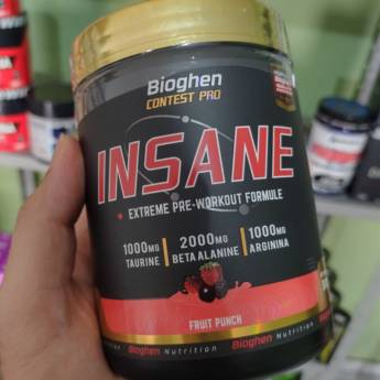 Comprar o produto de Pré treino forte Insane - Bioghen - Jundiaí  em Suplementos Alimentares em Jundiaí, SP por Solutudo