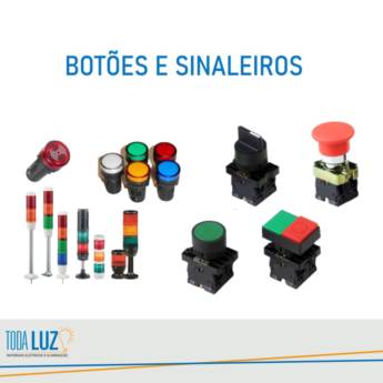 Comprar o produto de Botoeiras, Chaves Comutadoras e Sinaleiros em Automação pela empresa Toda Luz Materiais Elétricos e Iluminação em Atibaia, SP por Solutudo
