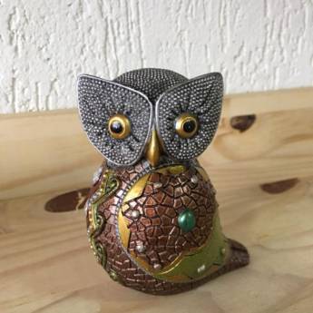 Comprar o produto de Coruja Resina em Decoração em São Carlos, SP por Solutudo