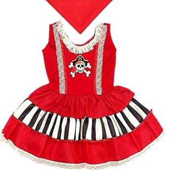 Comprar o produto de 2693 - Vestido pirata (tamanho 3) em Fantasia Bebê Feminina em Tietê, SP por Solutudo