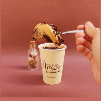 Comprar o produto de Bolo no Pote de Doce de Leite com Mousse de Chocolate  em Bolo no Pote em Americana, SP por Solutudo