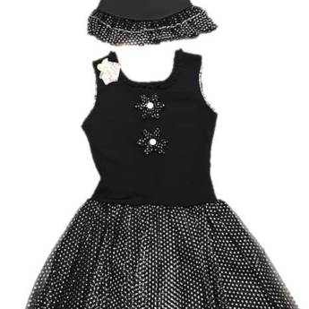 Comprar o produto de 2600 - Vestido bruxa poás glitter (tamanho 12) em Fantasia Juvenil Feminina em Tietê, SP por Solutudo