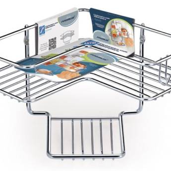 Comprar o produto de Cantoneira Com Saboneteira Premium Arthi em Outros pela empresa Casa Vitória em Foz do Iguaçu, PR por Solutudo