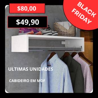 Comprar o produto de Arara Cabideiro em MDF em Móveis em Belo Horizonte, MG por Solutudo