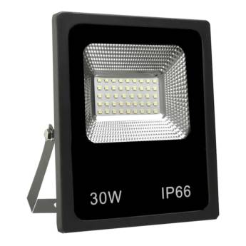 Comprar o produto de Refletor de Led Preto 30W 1800 Lumens Luz Fria em Materiais para Construção em Boituva, SP por Solutudo