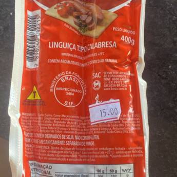 Comprar o produto de Linguiça Tipo Calabresa em Embutidos pela empresa Empório Primare Bebidas e Eventos - Loja 02 em Mineiros, GO por Solutudo