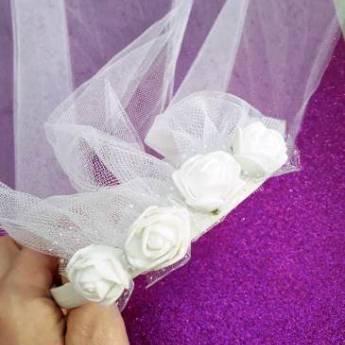 Comprar o produto de 1110 - Kit tiara noiva em Kits Festa em Tietê, SP por Solutudo