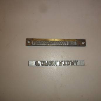 Comprar o produto de Clichê para protocolador mecânico modelos RDN 06 e 07 - IRCE em Peças Industriais em São Paulo, SP por Solutudo