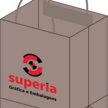 Comprar o produto de Sacola de Papel para Lojas - SB05 - 20x24x8cm em Outros em Bauru, SP por Solutudo