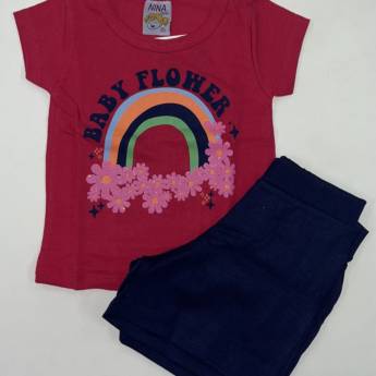 Comprar o produto de Conjunto feminino infantil Nina Child em A Classificar em Uberlândia, MG por Solutudo