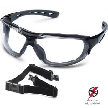 Comprar o produto de Óculos De Proteção Roma Incolor Steelflex em EPI - Equipamentos de Proteção Individual pela empresa Protektus EPI e Sinalização em Lençóis Paulista, SP por Solutudo