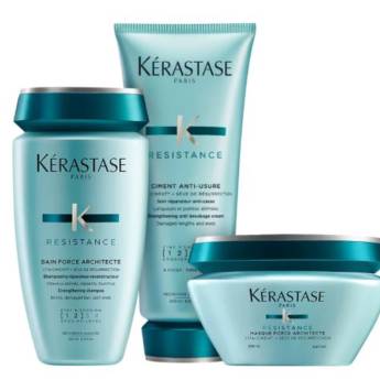Comprar o produto de Kit Kérastase Résistance Force (3 Produtos) em Kérastase PARIS em Jundiaí, SP por Solutudo