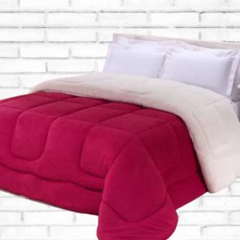 Comprar o produto de Coberdrom Alaska Dupla Face com Sherpa Super Quente Queen Size em Cama, Mesa e Banho em Osasco, SP por Solutudo
