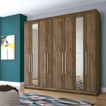 Comprar o produto de Guarda roupa com espelho em Guarda Roupas pela empresa Cirineu Móveis em Foz do Iguaçu, PR por Solutudo