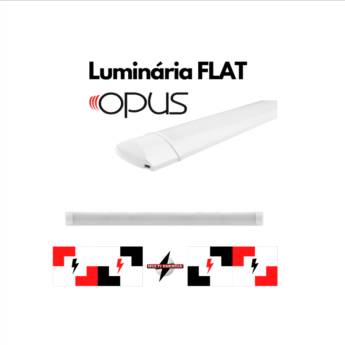 Comprar o produto de Luminárias Flat Opus em Iluminação pela empresa Multi Energia - Materiais Elétricos e Instalações Elétricas em Atibaia em Atibaia, SP por Solutudo