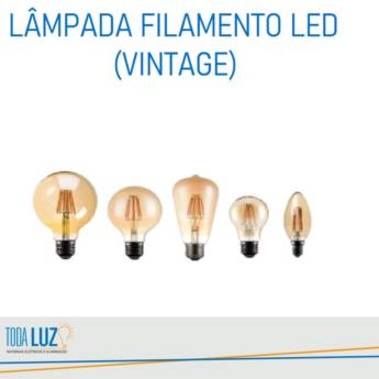 Comprar o produto de Lâmpada Filamento de LED (Vintage) em Iluminação pela empresa Toda Luz Materiais Elétricos e Iluminação em Atibaia, SP por Solutudo
