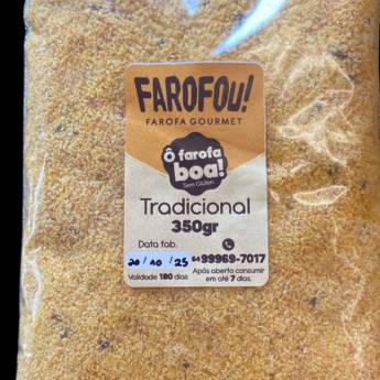 Comprar o produto de Farofa Gourmet tradicional Farofou em Mercearias em Mineiros, GO por Solutudo