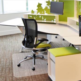 Comprar o produto de Protepiso Tapete Protetor de Piso Para Cadeira De Rodinha - Transparente 85cm x 120cm Kapazi em Decoração - Objeto para Decoração em Curitiba, PR por Solutudo