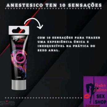 Comprar o produto de Gel Ten 10 Sensações em Sex Shop em Marília, SP por Solutudo