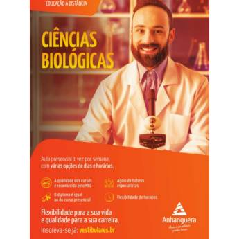 Comprar o produto de CIÊNCIAS BIOLÓGICAS - LICENCIATURA em Educação em Santa Cruz do Rio Pardo, SP por Solutudo