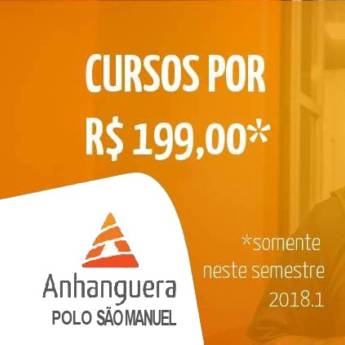 Comprar o produto de Faculdade Anhanguera São Manuel em Outros Serviços em São Manuel, SP por Solutudo