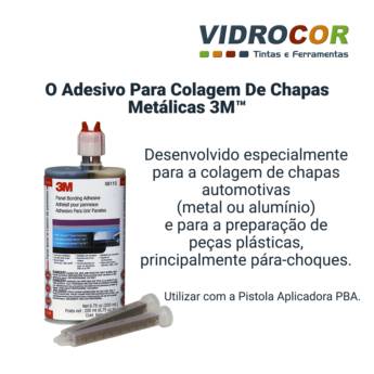 Comprar o produto de 3M Adesivo para colagem de para-choques e peças plásticas  em Oficinas Mecânicas para Carros em Barra Bonita, SP por Solutudo