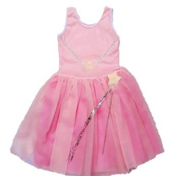 Comprar o produto de 2691 - Fada rosa infantil (tamanho 6) em Fantasia Infantil Feminina em Tietê, SP por Solutudo