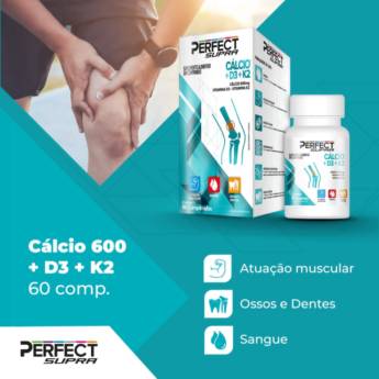 Comprar o produto de Cálcio 600 + D3 + K2 em Polivitamínico em Atibaia, SP por Solutudo