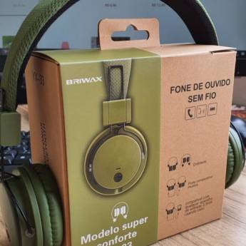 Comprar o produto de FONE DE OUVIDO SEM FIO BRIMAX - YX-33 em Fones de Ouvido e Microfones em Foz do Iguaçu, PR por Solutudo
