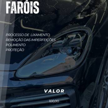Comprar o produto de Revitalização dos Faróis em Lençóis Paulista – Clareza e Segurança em Lava - Rápido - Estética Automotiva em Lençóis Paulista, SP por Solutudo
