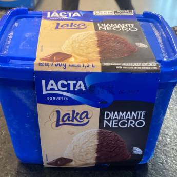 Comprar o produto de Sorvete Lacta Diamante Negro  em Sorvetes pela empresa Empório Primare Bebidas e Eventos - Loja 02 em Mineiros, GO por Solutudo