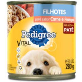 Comprar o produto de Pedigree Lata Patê de Carne e Frango para Cães Filhotes - 280g - Pedigree em Pedigree em Bauru, SP por Solutudo
