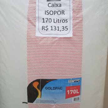 Comprar o produto de CAIXA DE ISOPOR 170L GOLDPAC em A Classificar em Caraguatatuba, SP por Solutudo