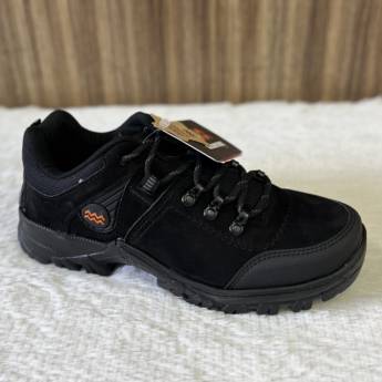 Comprar o produto de Coturno Mountrek cano baixo de couro masculino adulto em Calçados, Roupas e Bolsas em Uberlândia, MG por Solutudo