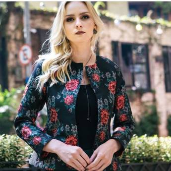 Comprar o produto de Casaqueto floral em Feminino em Botucatu, SP por Solutudo