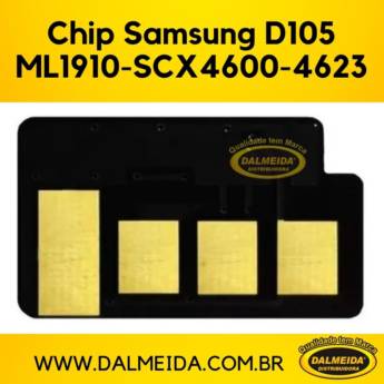 Comprar o produto de Chip Samsung ML1910-SCX4600-4623- D105 em Bauru em Recarga de Toner pela empresa Toner e Cartuchos Dalmeida Distribuidora em Bauru, SP por Solutudo
