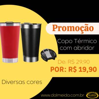 Comprar o produto de Copo Termico 500ml Aço Inox C/ Tampa E Abridor de garrafa em Copos e Canecos em Bauru, SP por Solutudo Comprar o produto de Copo Termico 500ml Aço Inox C/ Tampa E Abridor de garrafa em Copos e Canecos em Bauru, SP por Solutudo