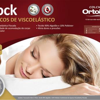 Comprar o produto de Travesseiro Flock Ortobom em Travesseiros em Foz do Iguaçu, PR por Solutudo