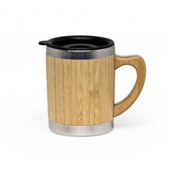 Comprar o produto de 03099 Caneca de Bambu 300ml em Canecas em São José do Rio Preto, SP por Solutudo