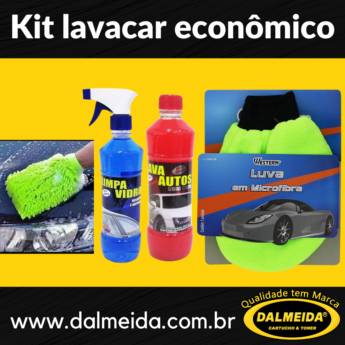 Comprar o produto de KIT LAVACAR ECONÔMICO em Acessórios de Carros pela empresa Toner e Cartuchos Dalmeida Distribuidora em Bauru, SP por Solutudo