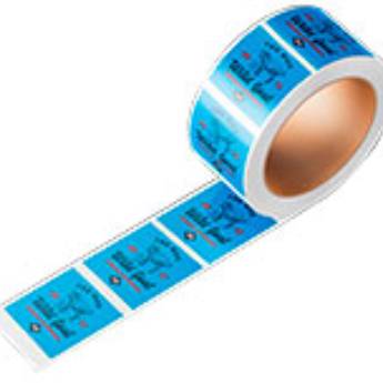 Comprar o produto de RÓTULO BOBINA - BOPP TRANSPARENTE COM TINTA BRANCA em Rótulos  em São José do Rio Preto, SP por Solutudo