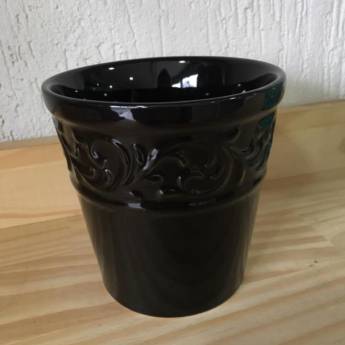 Comprar o produto de Vaso Cerâmica Preto em Vasos Decorativos em São Carlos, SP por Solutudo