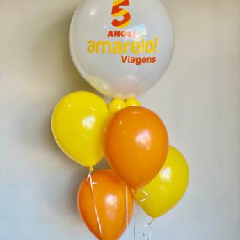 Comprar produto Arranjo de gás corporativo  em Balões personalizados pela empresa João Witte Balloon - Balões Personalizados em Foz do Iguaçu, PR