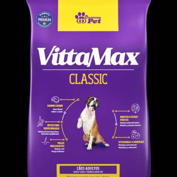 Comprar produto VITTAMAX CLASSIC 25KG  em Ração para Cachorros pela empresa Fortaleza Agro Coqueiros em Mineiros, GO