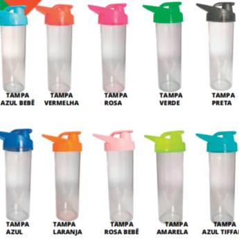 Comprar o produto de Garrafa Smart Cristal c/ tampa sortida 475ml em Garrafas de Plástico em São José do Rio Preto, SP por Solutudo