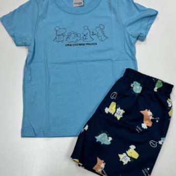 Comprar o produto de Conjuntinho Malwee infantil masculino  em Roupas Infantis em Uberlândia, MG por Solutudo