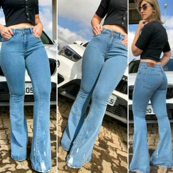 Comprar o produto de Calça flare bebela jeans amalia em Moda Feminina em Bauru, SP por Solutudo