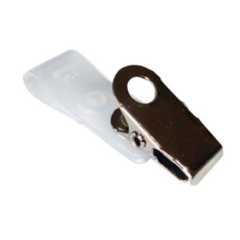 Comprar o produto de Clips para crachás leitoso (jacaré) - WSG Brasil em Materiais para Escritório em São Paulo, SP por Solutudo