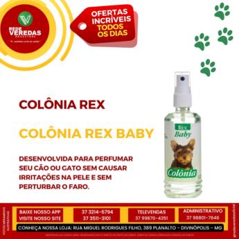 Comprar o produto de Colônia Rex Baby 120ml em Artigos Pets em Divinópolis, MG por Solutudo