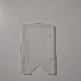 Comprar o produto de Porta crachá duplo, em PVC rígido, cor transparente pacote com 100 unidades - WSG Brasil em Materiais para Escritório em São Paulo, SP por Solutudo
